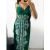 Šaty dlouhé letní icecool na ramínka dámské (M/L-XL/2XL) AINUOSI ITALSKÁ MODA IMB23H03 (Velikost M/L, Barva bílá)