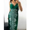 Šaty dlouhé letní icecool na ramínka dámské (M/L-XL/2XL) AINUOSI ITALSKÁ MODA IMB23H03 (Velikost M/L, Barva bílá)