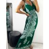 Šaty dlouhé letní icecool na ramínka dámské (M/L-XL/2XL) AINUOSI ITALSKÁ MODA IMB23H03 (Velikost M/L, Barva bílá)