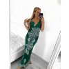 Šaty dlouhé letní icecool na ramínka dámské (M/L-XL/2XL) AINUOSI ITALSKÁ MODA IMB23H03 (Velikost M/L, Barva bílá)