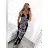 Šaty dlouhé letní icecool na ramínka dámské (M/L-XL/2XL) AINUOSI ITALSKÁ MODA IMB23H03 (Velikost M/L, Barva bílá)