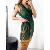 Šaty letní icecool bez rukávu dámské (M/L, XL/2XL) AINUOSI  ITALSKÁ MODA IMB237721 (Velikost M/L, Barva červená)