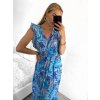 Šaty letní dlouhé bez rukávu dámské (S/M, L/XL ONE SIZE) VISKOZA AINUOSI FRANCOUZSKÁ MÓDA FMPZM23A082-9 (Velikost S/M/L, Barva Černá)