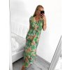 Šaty letní dlouhé bez rukávu dámské (S/M, L/XL ONE SIZE) VISKOZA AINUOSI FRANCOUZSKÁ MÓDA FMPZM23A082-9 (Velikost S/M/L, Barva Černá)