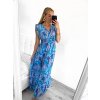 Šaty letní dlouhé bez rukávu dámské (S/M, L/XL ONE SIZE) VISKOZA AINUOSI FRANCOUZSKÁ MÓDA FMPZM23A082-9 (Velikost S/M/L, Barva Černá)