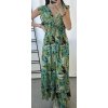 Šaty letní dlouhé bez rukávu dámské (S/M, L/XL ONE SIZE) VISKOZA AINUOSI FRANCOUZSKÁ MÓDA FMPZM23A082-9 (Velikost S/M/L, Barva Černá)