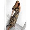 Šaty letní dlouhé bez rukávu dámské (S/M, L/XL ONE SIZE) VISKOZA AINUOSI FRANCOUZSKÁ MÓDA FMPZM23A081-13 (Velikost S/M/L, Barva béžová smetanová)