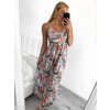 Šaty letní na ramínka dámské (S/M, L/XL ONE SIZE) VISKOZA AINUOSI FRANCOUZSKÁ MÓDA FMPZM23A122-2 (Velikost S/M/L, Barva bílá)