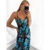 Šaty letní na ramínka dámské (S/M, L/XL ONE SIZE) VISKOZA AINUOSI FRANCOUZSKÁ MÓDA FMPZM23A097-1 (Velikost S/M/L, Barva bílá)