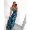 Šaty letní na ramínka dámské (S/M, L/XL ONE SIZE) VISKOZA AINUOSI FRANCOUZSKÁ MÓDA FMPZM23A097-1 (Velikost S/M/L, Barva bílá)