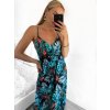 Šaty letní na ramínka dámské (S/M, L/XL ONE SIZE) VISKOZA AINUOSI FRANCOUZSKÁ MÓDA FMPZM23A097-1 (Velikost S/M/L, Barva bílá)