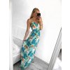 Šaty letní na ramínka dámské (S/M, L/XL ONE SIZE) VISKOZA AINUOSI FRANCOUZSKÁ MÓDA FMPZM23A097-1 (Velikost S/M/L, Barva bílá)