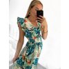 Šaty letní dlouhé bez rukávu dámské (S/M, L/XL ONE SIZE) VISKOZA AINUOSI FRANCOUZSKÁ MÓDA FMPZM23A082-3