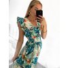 Šaty letní dlouhé bez rukávu dámské (S/M, L/XL ONE SIZE) VISKOZA AINUOSI FRANCOUZSKÁ MÓDA FMPZM23A082-3