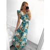 Šaty letní dlouhé bez rukávu dámské (S/M, L/XL ONE SIZE) VISKOZA AINUOSI FRANCOUZSKÁ MÓDA FMPZM23A082-3