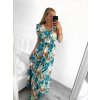 Šaty letní dlouhé bez rukávu dámské (S/M, L/XL ONE SIZE) VISKOZA AINUOSI FRANCOUZSKÁ MÓDA FMPZM23A082-3 (Velikost S/M/L, Barva bílá)