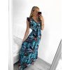 Šaty letní dlouhé bez rukávu dámské (S/M, L/XL ONE SIZE) VISKOZA AINUOSI FRANCOUZSKÁ MÓDA FMPZM23A082-3