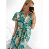 Šaty letní dlouhé s rukávem dámské (S/M, L/XL ONE SIZE) VISKOZA AINUOSI FRANCOUZSKÁ MÓDA FMPZM23A081-6 (Velikost S/M/L, Barva bílá)