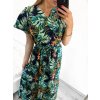 Šaty letní dlouhé s rukávem dámské (S/M, L/XL ONE SIZE) VISKOZA AINUOSI FRANCOUZSKÁ MÓDA FMPZM23A081-6 (Velikost S/M/L, Barva bílá)