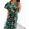 Šaty letní dlouhé s rukávem dámské (S/M, L/XL ONE SIZE) VISKOZA AINUOSI FRANCOUZSKÁ MÓDA FMPZM23A081-6 (Velikost S/M/L, Barva bílá)