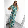 Šaty letní dlouhé s rukávem dámské (S/M, L/XL ONE SIZE) VISKOZA AINUOSI FRANCOUZSKÁ MÓDA FMPZM23A081-6 (Velikost S/M/L, Barva bílá)