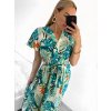 Šaty letní dlouhé s rukávem dámské (S/M, L/XL ONE SIZE) VISKOZA AINUOSI FRANCOUZSKÁ MÓDA FMPZM23A081-6 (Velikost S/M/L, Barva bílá)