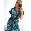 Šaty letní dlouhé s rukávem dámské (S/M, L/XL ONE SIZE) VISKOZA AINUOSI FRANCOUZSKÁ MÓDA FMPZM23A081-6 (Velikost S/M/L, Barva bílá)