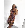 Šaty letní krátké bez rukávu dámské (M/L ONE SIZE) ICECOOL AINUOSI  FRANCOUZSKÁ MÓDA FMPZM23025-4 (Velikost M/L, Barva modrá)