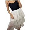 Sukně dlouhá tylová dámská (S/M/L ONE SIZE) ITALSKÁ MÓDA IMM2298HG/DR (Velikost M/L, Barva Černá)