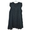 Šaty krajkové letní bez rukávů dámské (S/M/L ONE SIZE) ITALSKÁ MÓDA IMD23426/DU (Velikost M/L, Barva bílá)
