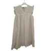 Šaty krajkové letní bez rukávů dámské (S/M/L ONE SIZE) ITALSKÁ MÓDA IMD23426/DU (Velikost M/L, Barva bílá)