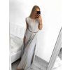 Šaty dlouhé třpytivé bez rukávu dámské (S/M ONE SIZE) ITALSKÁ MÓDA IMPBB23S3558/DU