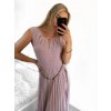 Šaty dlouhé třpytivé bez rukávu dámské (S/M ONE SIZE) ITALSKÁ MÓDA IMPBB23S3558/DU