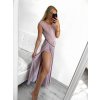 Šaty dlouhé třpytivé bez rukávu dámské (S/M ONE SIZE) ITALSKÁ MÓDA IMPBB23S3558/DU