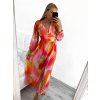 Šaty letní dlouhé dlouhý rukáv dámské JULIETTA (S/M ONE SIZE) ITALSKÁ MÓDA IMPES238990-3/DU (Velikost S/M/L, Barva _barva viz foto)
