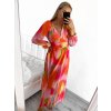 Šaty letní dlouhé dlouhý rukáv dámské JULIETTA (S/M ONE SIZE) ITALSKÁ MÓDA IMPES238990-3/DU (Velikost S/M/L, Barva _barva viz foto)