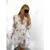 Šaty letní šifonové dlouhý rukáv dámské JULIETTE (S/M ONE SIZE) ITALSKÁ MÓDA IMPES238944/DU (Velikost S/M/L, Barva bílá)