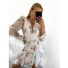 Šaty letní šifonové dlouhý rukáv dámské JULIETTE (S/M ONE SIZE) ITALSKÁ MÓDA IMPES238944/DU (Velikost S/M/L, Barva bílá)
