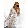 Šaty letní šifonové dlouhý rukáv dámské JULIETTE (S/M ONE SIZE) ITALSKÁ MÓDA IMPES238944/DU (Velikost S/M/L, Barva bílá)