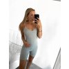 Overal krátký letní na ramínka dámský (S/M ONE SIZE) ITALSKÁ MÓDA IMM23M18538/DU