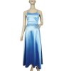 Šaty společenské dlouhé elegantní na ramínka šněrovací dámské ROSE (S/M ONE SIZE) ITALSKá MODA IM323013/DU (Velikost S/M/L, Barva bílá)