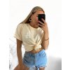 Tričko krátký rukáv dámské (S/M ONE SIZE) ITALSKÁ MÓDA IMWGB2352244/DU