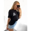 Tričko krátký rukáv dámské (S/M ONE SIZE) ITALSKÁ MÓDA IMWGB2352244/DU (Velikost S/M/L, Barva bílá)