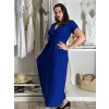 Šaty dlouhé letní krátký rukáv dámské (S/M ONE SIZE) ITALSKá MóDA IM323111/DU (Velikost S/M/L, Barva béžová)