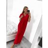 Šaty dlouhé letní krátký rukáv dámské (S/M ONE SIZE) ITALSKá MóDA IM323111/DU (Velikost S/M/L, Barva béžová)