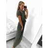 Šaty dlouhé letní krátký rukáv dámské (S/M ONE SIZE) ITALSKá MóDA IM323111/DU (Velikost S/M/L, Barva béžová)