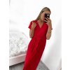 Šaty dlouhé letní krátký rukáv dámské (S/M ONE SIZE) ITALSKá MóDA IM323111/DU (Velikost S/M/L, Barva béžová)