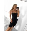 Šaty elegantní na ramínka dámské (S/M ONE SIZE) ITALSKÁ MÓDA IMPSH2352527/DU
