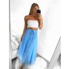 Sukně dlouhá tylová dámská (S/M ONE SIZE) ITALSKÁ MÓDA IMM23M22197/DU