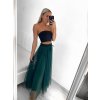 Sukně dlouhá tylová dámská (S/M ONE SIZE) ITALSKÁ MÓDA IMM23M22197/DU